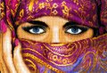 Veiled Woman( Mysterious Eyes)   和文説明書付