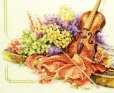画像3: ラナーテ・キット　Violin with Flowers   和文説明書付 (3)