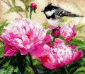 ◎ Titmouse and Peonies ◎　和文説明書付
