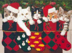 画像1: ◎　Holiday Stocking Kittens　◎　和文説明書付