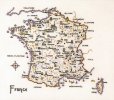 画像1: ◎  World Map  “France”  ◎   和文説明書付 (1)