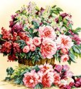 画像2: Bouquet of Lilacs and Peonies　　和文説明書付 (2)