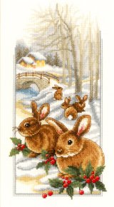 画像: ◎  Rabbits in the Snow  ◎　和文説明書付