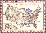 画像: ◎  World Map  “USA”  ◎  和文説明書付