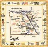 画像: World Map  “Egypt”   和文説明書付