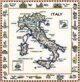 画像: ◎　World Map “ Italy “　◎　和文説明書付
